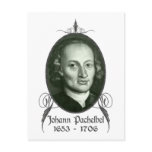 Johann Pachelbel Post Card