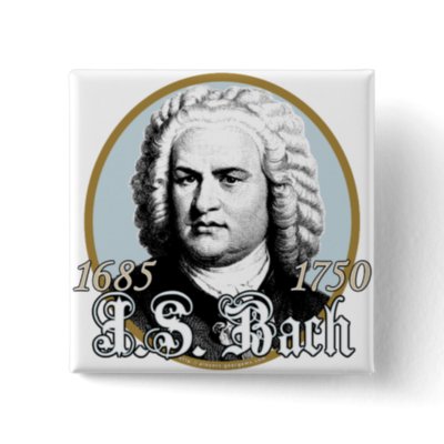 Johann Sebastian Bach buttons