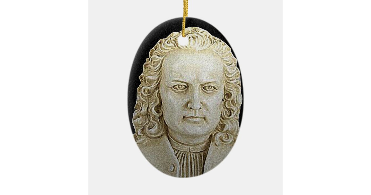 Johann Sebastian Bach Christmas Ornament Zazzle