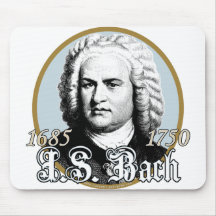Johann Sebastian Bach Mouse Pad