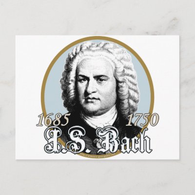 Johann Sebastian Bach postcards