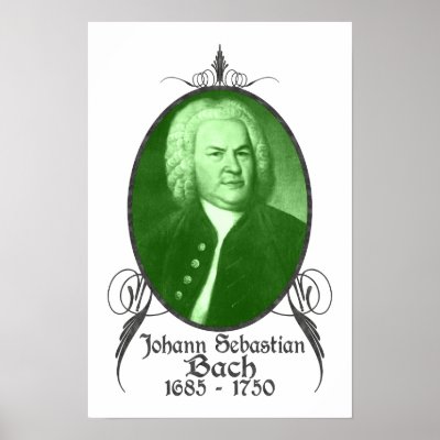 Johann Sebastian Bach posters