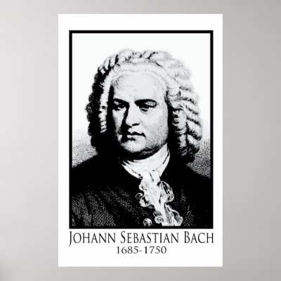 Johann Sebastian Bach posters