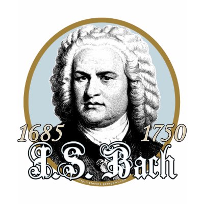 Johann Sebastian Bach t-shirts