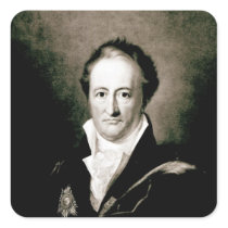 Johann Wolfgang Goethe Square Sticker
