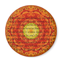 Johann Wolfgang von Goethe QUOTATION Magnets