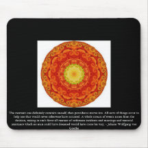Johann Wolfgang von Goethe QUOTATION Mouse Pads
