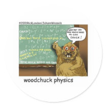 johann_woodchuck round stickers