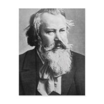 Johannes Brahms, 1879 Post Card
