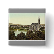 Johannes Kirche, Stuttgart, Wurtemburg, Germany cl Pinback Button