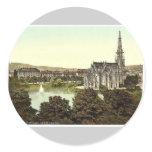 Johannes Kirche, Stuttgart, Wurtemburg, Germany cl Round Sticker