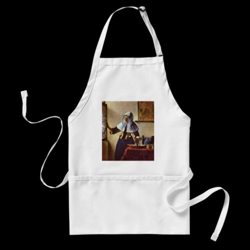 Johannes Vermeer - Young woman with a water jug at Aprons