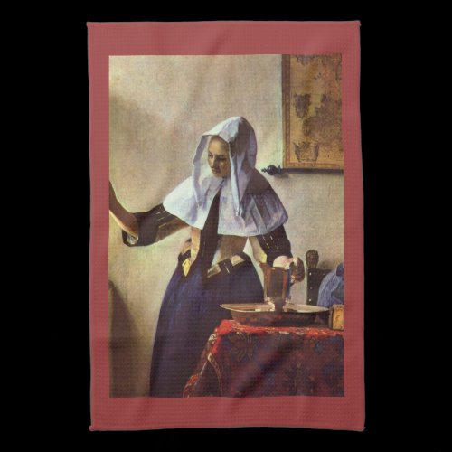 Johannes Vermeer - Young woman with a water jug at Towel