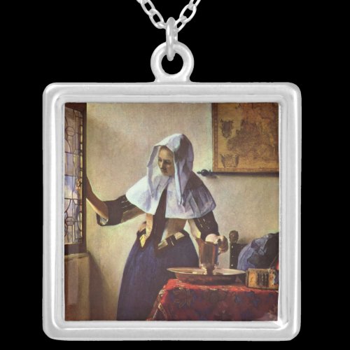 Johannes Vermeer - Young woman with a water jug at Jewelry