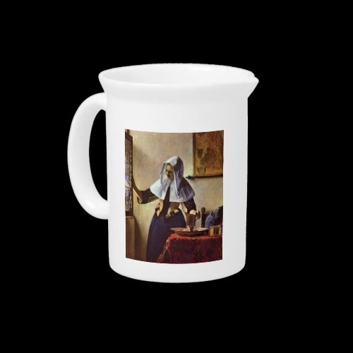 Johannes Vermeer - Young woman with a water jug at Drink Pitchers