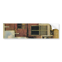 Johannes Vermeer's Street in Delft (circa 1660) Bumper Sticker