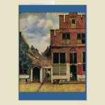 Johannes Vermeer's Street in Delft (circa 1660) cards
