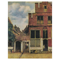 Johannes Vermeer's Street in Delft (circa 1660) flyers