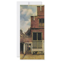 Johannes Vermeer's Street in Delft (circa 1660) rack cards