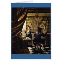 Johannes Vermeer's The Art of Painting circa 1668 Cards