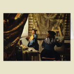 Johannes Vermeer's The Art of Painting circa 1668 cards