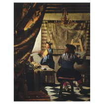 Johannes Vermeer's The Art of Painting circa 1668 Custom Flyer
