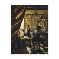 Johannes Vermeer's The Art of Painting circa 1668 Postcard