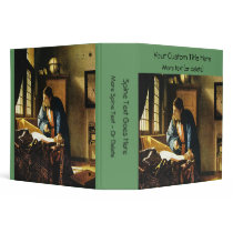 Johannes Vermeer's The Geographer (circa 1669) Vinyl Binders