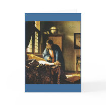 Johannes Vermeer's The Geographer (circa 1669) Card