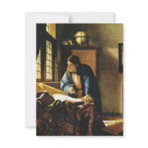Johannes Vermeer's The Geographer (circa 1669) Invite