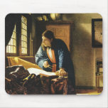 Johannes Vermeer's The Geographer (circa 1669) Mousepad