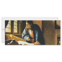 Johannes Vermeer's The Geographer (circa 1669) rack cards