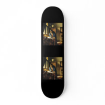 Johannes Vermeer's The Geographer (circa 1669) Skateboards