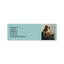 Johannes Vermeer's The Lacemaker (circa 1670) Business Card