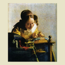 Johannes Vermeer The Lacemaker