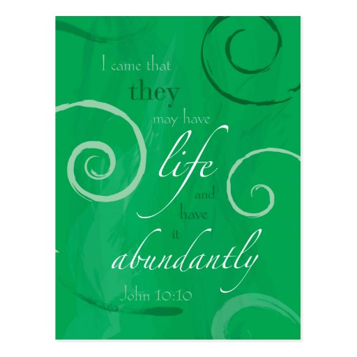 what is the meaning of abundant life in john 10 10