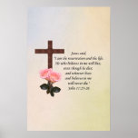 John 11:25-26 ~ Resurrection Life posters