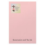 John 11:25-26 ~ Resurrection Life Stationery