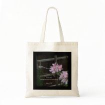 John 11:25 ~ Resurrection and the Life Tote Bags