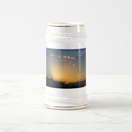 John 14:27  Sunrise Mug