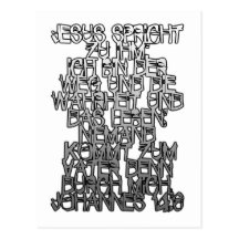 John 14:6 German Postcards