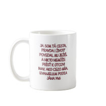 John 14:6 Slovak mugs by BiblicalTShirts John 14:6 Slovak mugs