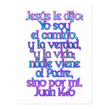 John 14:6 Spanish Postcards