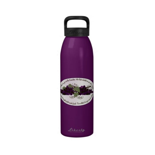 John 15:5 Bible Verse Water Bottle