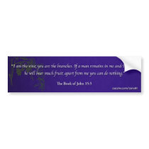 John 15:5 bumper sticker