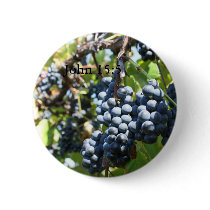 John 15:5 Grapes Button