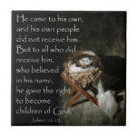 John 1:11-12 tile