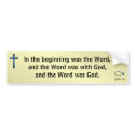 John 1:1 bumper stickers by InspiredByHim John 1:1 bumper stickers