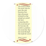 John 3:16- 17stickers
