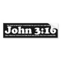 John 3:16 2 bumper stickers by ChristianBumper John 3:16 2 bumper stickers
